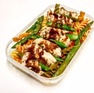 Balsamic Chicken & Asparagus - meals to lose weight