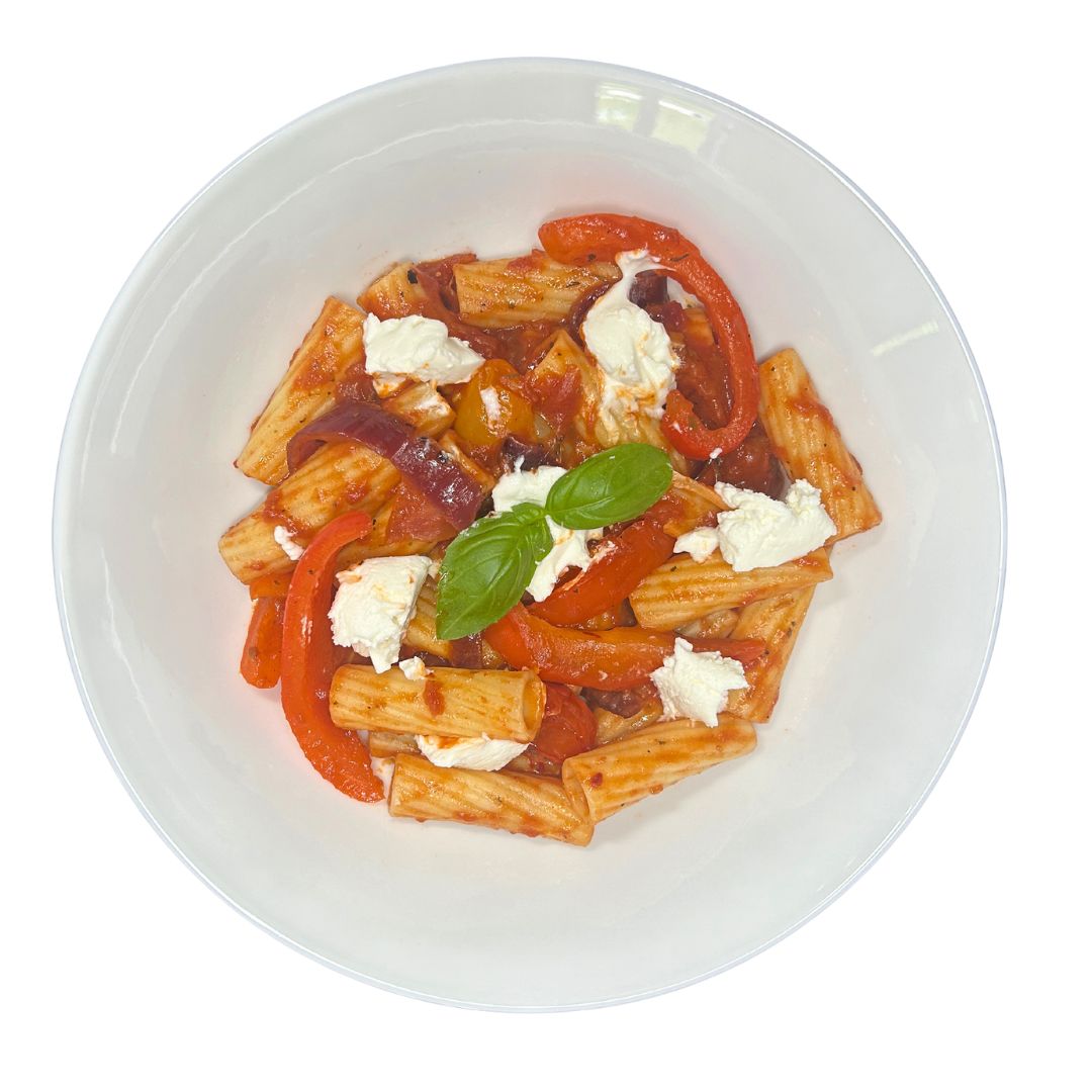 Red Pepper & Goats Cheese Rigatoni